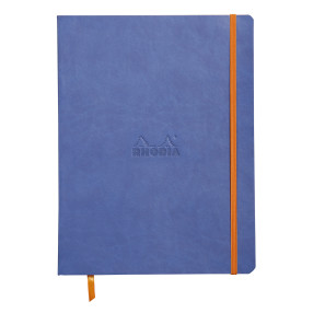 Rhodia Softcover Notebook - Large - Sapphire Blue - Dotted